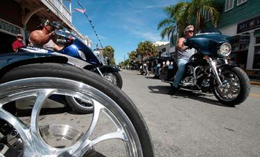 Poker Run 2009 photo - Duval Street, Key West